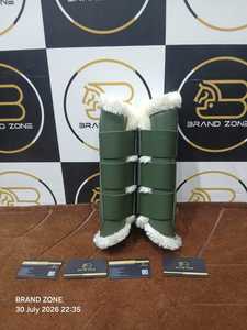 Botas Ecuestres BRAND ZONE de Cuero Patentado para Caballos, Botas Protectoras para Tendones con Neopreno de 8MM y Piel Sintética, Duraderas y Cómodas - Product Image 1