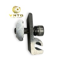 Kit de fixation au sol solaire en aluminium VNTG 42 mm avec clip et attaches en SUS304 pour système de montage