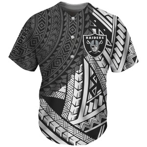 Uniforme de sport pour adultes, vêtements pour hommes, mode tribale polynésienne, grande taille, maillot de baseball personnalisé, maillots de football d'équipe, OEM - Product Image 6
