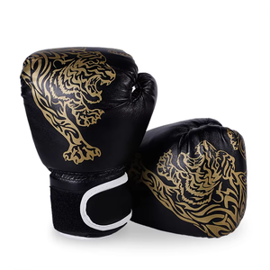 High Quality Professional Training MMA Muay Thai Sparring Pu Leather Boxing <b>Gloves</b> for Closure Non-Slip Boxing <b>Glove</b> - Product Image 4