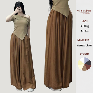 Pantalones Harem de Pierna Ancha para Mujer, Cintura Elástica, Rayas Pintadas, Estilo Casual Urbano, Resistentes al Viento y al Agua, con Cuentas y Lazo, Logotipo Personalizado - Product Image 5