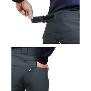 Contrast Trim <b>Men</b> Softshell Pants Color Accent <b>Sport</b> <b>Trousers</b> Stylish Finish Performance Athletic Outerwear Design - Product Image 5