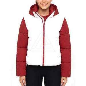 Fashionable Women <b>Cropped</b> <b>Puffer</b> <b>Jacket</b> With Premium Fabric Relaxed Fit Short For Cold Weather Casual And Outdoor Wear - Product Image 4