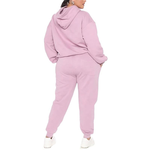 2026 Best Hot Customized Women Tracksuit Women Fleece Sweatsuit Custom Made Women Hoodie <b>Jogging</b> <b>Suit</b> Made in Pakistan - Product Image 2