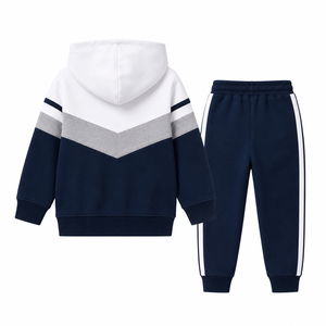 Conjunto de Sudadera con Capucha y Pantalones Deportivos de Dos Piezas con Logotipo Personalizado para Niños, Traje Deportivo para Niños y Niñas - Product Image 2