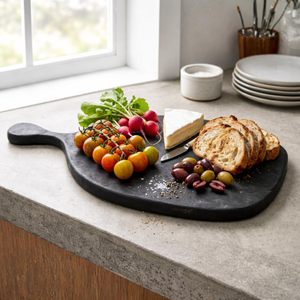 เขียงไม้มะม่วง 48x38 ซม. หนา 3 ซม. |   เขียงกันลื่นสำหรับงานหนักสำหรับห้องครัว |   เป็นมิตรกับสิ่งแวดล้อม ปราศจากสาร BPA ใช้งานง่าย - Product Image 3