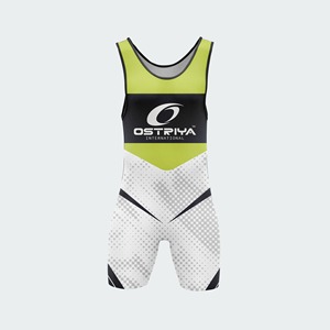 Combinaisons de lutte pour hommes de qualité supérieure, couleur et taille personnalisées, coupe régulière, extensible, en spandex/polyester, performance professionnelle optimale - Product Image 5