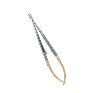 Porte-aiguille droit Castroviejo Perma Sharp 14 cm, instrument chirurgical dentaire en acier inoxydable, kit d'outils de suture de précision - Product Image 3