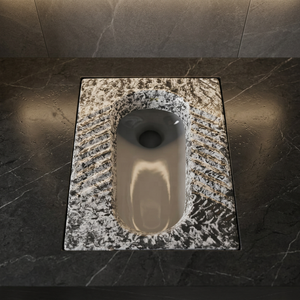 Vistaar Cuvette de toilettes WC Orissa en céramique rouge imprimée, design élégant, pour salle de bain, exportation - Product Image 2