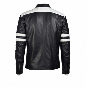 Good Quality Men's Genuine Leather <b>Long</b> <b>Waterproof</b> <b>Jacket</b> Best Sale Wholesale Price Breathable - Product Image 2