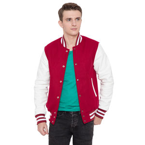 Chaqueta de Béisbol de Lana Personalizada para Hombre 2023, Cuello Alto, Estilo Universitario, con Logotipo Frontal, Venta al Por Mayor - Product Image 5