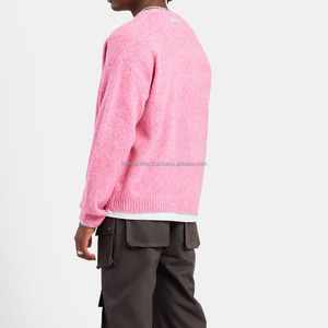 Pull-over en tricot à col en V pour homme, de qualité supérieure, très vendu, personnalisé, décontracté, ample, confortable, uni, chaud, pour l'hiver - Product Image 3