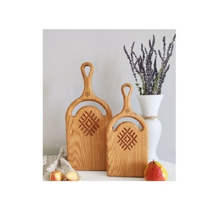 Tabla de cortar de madera premium para cocina, tabla de cortar de madera maciza, apta para alimentos, para carne, verduras, pan, queso y frutas - Product Image 4