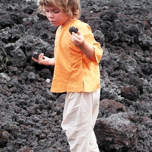 Vêtements d'été en coton smocké pour fille, tenue décontractée, pour femme, Mini Frock, rose, avec jolie broderie de bourgeon de rose - Product Image 3