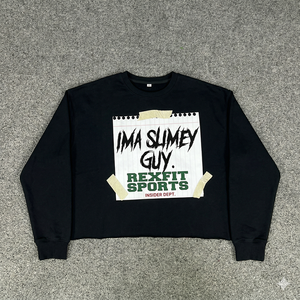 T-shirt unisexe Rexfit Sports personnalisé, style streetwear, coupe ample et carrée, 100 % coton épais, uni et vierge - Product Image 4