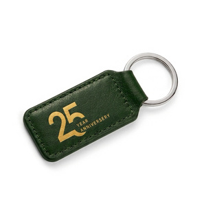 OEM <b>Custom</b> Car <b>Keychain</b> with Logo Rectangle PU Leather for Car Accessories - Product Image 2