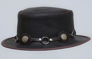 Chapeau de cowboy en cuir occidental personnalisé, style ranch, équestre, rodéo, mode outdoor, large bord, fait main, qualité supérieure - Product Image 1