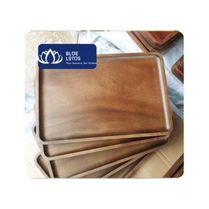[VENTE CHAUDE] |   Plateau en bois pour servir les aliments dans la cuisine, présenter les fruits, le pain et les collations, Vietnam - Product Image 1