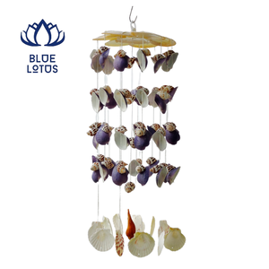 Molino de Viento de Conchas Marinas Naturales, Hecho a Mano, Estilo Antiguo, Imitación de Playa, Decoración Colgante para Hogar, Jardín, Patio y Regalos - Product Image 1