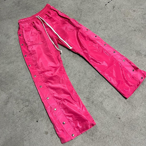 กางเกงจ็อกเกอร์ผู้ชายแบบมีกระดุมแป๊ก แถบข้างเอวยางยืด กันน้ำ ทำจากไนลอน - Product Image 2