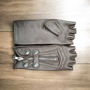 Gants de sport d'extérieur, conduite, équitation, style vintage, unisexe, antidérapants, compatibles écran tactile, avec sangle de poignet réglable et fermeture éclair - Product Image 4