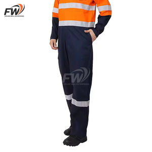 Combinaison de travail ignifuge en coton personnalisée, uniforme de sécurité haute visibilité, tenue de travail réfléchissante, combinaison de protection Dangree 2026 - Product Image 2