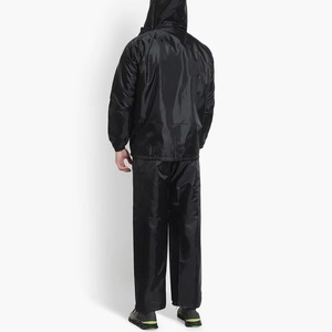 Survêtement unisexe imperméable coupe-vent à capuche, deux pièces, hiver, imprimé, fermeture éclair intégrale, polyester, nylon, sur mesure, OEM - Product Image 2