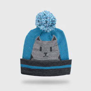 Fashionable Custom Winter Cuffed <b>Knitted</b> Beanies <b>Hats</b> Embroidery Solid Color Unisex Warm Breathable <b>Men</b> jacquard 2026 - Product Image 4