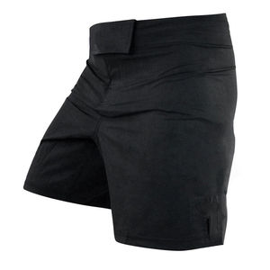 Pantalones Cortos de Lucha MMA Personalizados al por Mayor, Delanteros Lisos, Ligeros, Elásticos, de Poliéster y Spandex, Transpirables, Cómodos y de Alta Calidad - Product Image 1