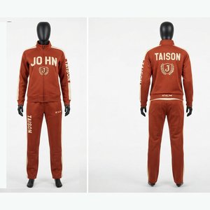 Chándal Deportivo Unisex de Poliéster de 220g de Primera Calidad, Transpirable, de Secado Rápido y Ligero, con Diseño de Paneles Blancos Personalizado - Product Image 1