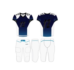 Nuevo Jersey de Fútbol Americano Personalizado, Transpirable, de Poliéster que Absorbe la Humedad, Servicio OEM, Manga Corta, Nombre del Equipo, Envío Inmediato - Product Image 5