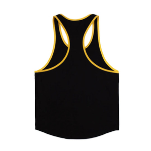 Débardeur sans manches en tricot pour homme, col montant, couleur unie, style décontracté, 100 % polyester respirant, ODM - Product Image 3