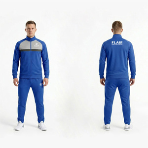 High-Performance Football Training Set – Breathable Full-Zip <b>Jacket</b> & Tapered Joggers - Product Image 1