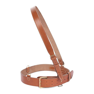 High Quality Genuine Leather Cross Body Belt with Metal D <b>Rings</b> - Product Image 1