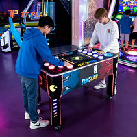 Mesa de Juego Arcade Multijugador de Reacción Rápida, Construcción de Metal y Plástico, Operada con Monedas, con WiFi, Interactiva
