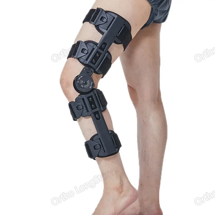보편적인 롬 골관절염을 위한 경첩을 단 무릎 부목 지원