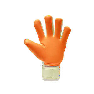 Gants de gardien de but de football personnalisés avec paume en latex antidérapante, protection des doigts, picots, dos en maille respirante, support de poignet et fermeture Velcro - Product Image 6
