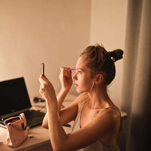 Ensemble de pinces à sourcils de haute qualité, couleur rose, métal acier, 9 pièces, pour usage domestique et professionnel. - Product Image 6