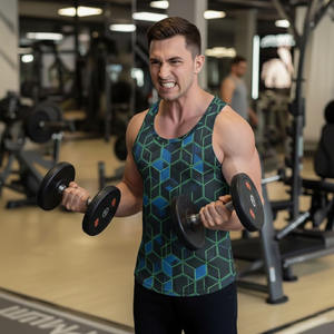 Most Popular <b>Men's</b> <b>Tank</b> <b>Tops</b> Polyester Cotton Blend 3D Print <b>Men's</b> <b>Tanks</b> <b>Tops</b> Breathable & Comfortable <b>Tank</b> <b>Tops</b> Custom Logo - Product Image 4