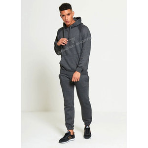 Prix usine en gros, logo personnalisé, ensemble de survêtement sportif d'hiver en molleton 100% coton, sweat à capuche et pantalon de survêtement, 340 grammes, décontracté, coupe classique - Product Image 3