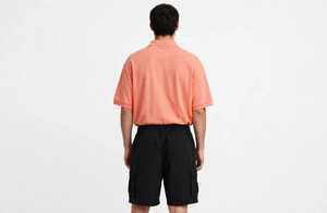 เสื้อโปโลแขนสั้นผู้ชาย Pada Prime สีคอรัล กระดุมติด ปักโลโก้ที่อก ผ้าฝ้าย 100% น้ำหนัก 220 กรัม ระบายอากาศได้ดี - Product Image 3