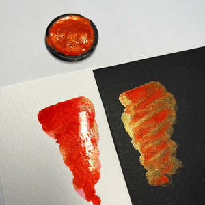 Producto de color de agua naranja rojo vivo - Product Image 3