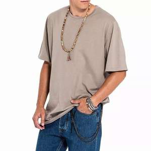 T-shirt publicitaire lavable, respirant, à prix bas, design personnalisé, grandes tailles, coupe ample pour homme - Product Image 5