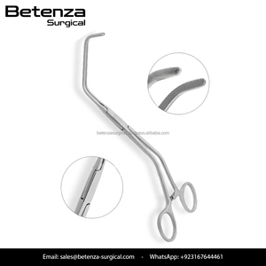 Satinsky DeBakey Atraumatic Tangential <b>Clamp</b> 9 Inch Reusable Stainless Steel Micro Vascular Hemostatic <b>Clamp</b> for Cardiovascula - Product Image 4