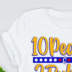Camiseta con 10 Perlas y 2 Rubíes, Camiseta de Algodón con Estampado Personalizado, Unisex, Cuello Redondo, Informal, con Diseño Gráfico, Moda Urbana, Venta al Por Mayor, OEM - Product Image 6