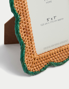 Marco de Fotos de Mimbre de Lujo Hecho a Mano con Textura Tejida, Ligero y para Decoración del Hogar al Mejor Precio - Product Image 3