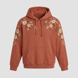 Sweat à capuche brodé pour homme, 100% coton molletonné, séchage rapide et respirant, personnalisable, vêtements décontractés - Product Image 3