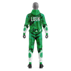 Men's Hooded Tracksuit <b>Camouflage</b> Print Full Length Zipper Front Quick Dry Polyester Sportswear Spring Adult Fit - Product Image 2