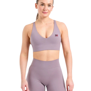Soutien-gorge de sport essentiel pour femme, haut court de gym, extensible, respirant, pour l'entraînement et le fitness, vêtements de sport OEM ODM - Product Image 1