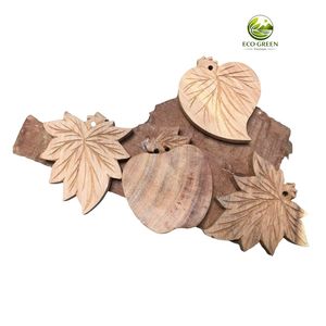 Eco Friendly <b>Bamboo</b> Coaster Set Custom Logo Engraving Wooden Drink Coasters for Home Cafe Restaurant - Product Image 3